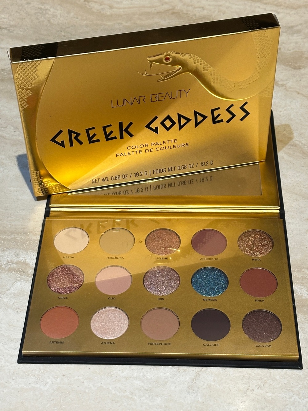 Lunar Beauty Greek Goddess Eyeshadow Palette